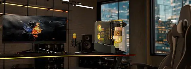 Alt view image 7 of 8 - Antec Supreme Series Cannon, 2 Individual Liquid Cooling Systems, GPU Front & Side Mount, 3 x 360mm Radiators, Type-C & USB3.0, Snap-in Side Panel, Full Tower E-ATX Gaming Case, Black