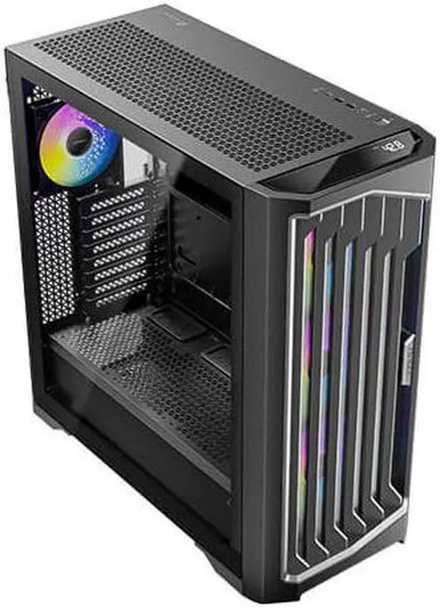 Alt view image 3 of 13 - Antec Performance 1 FT ARGB, RTX 40 Series GPU Support, Temp. Display, 4 x ARGB Fans & ARGB Hub, Type-C Ready, Dual Tempered Glass Side Panels, Removable Top Fan/Radiator Bracket, Full-Tower E-ATX PC Case