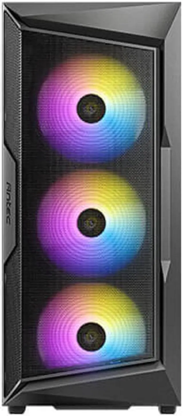Alt view image 3 of 4 - ANTEC AX Series AX61 Elite, High-Airflow Mesh Front Panel, 4 x 120mm ARGB Fans Included, Tempered Glass Side Panels, Up to 8 Fans Simultaneously, 360mm Radiator Support, Mid-Tower ATX Gaming Case
