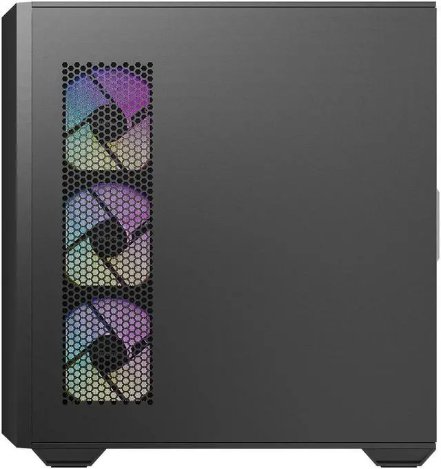 Alt view image 14 of 17 - Antec C3 ARGB, 3 x 120mm & 1 x 120mm ARGB PWM Fans Included, Up to 8 Fans Simultaneously, Type-C 3.2 Gen 2 port, Seamless Tempered Glass Front & Side Panels, 360mm Radiator Support, Mid-Tower ATX Case