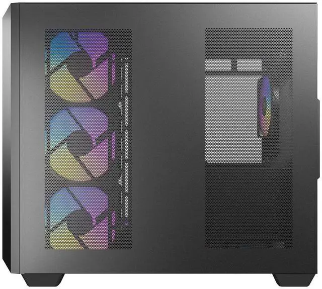 Alt view image 14 of 17 - Antec C5 ARGB, 7 x 120mm ARGB PWM Fans Included, Up to 10 Fans Simultaneously, Type-C 3.2 Gen 2 port, Seamless Tempered Glass Front & Side Panels, 360mm Radiator Support, Mid-Tower ATX PC Case