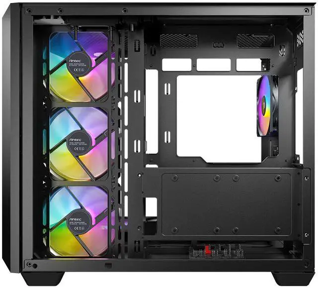 Alt view image 15 of 17 - Antec C5 ARGB, 7 x 120mm ARGB PWM Fans Included, Up to 10 Fans Simultaneously, Type-C 3.2 Gen 2 port, Seamless Tempered Glass Front & Side Panels, 360mm Radiator Support, Mid-Tower ATX PC Case