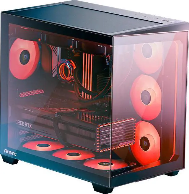 Alt view image 17 of 17 - Antec C5 ARGB, 7 x 120mm ARGB PWM Fans Included, Up to 10 Fans Simultaneously, Type-C 3.2 Gen 2 port, Seamless Tempered Glass Front & Side Panels, 360mm Radiator Support, Mid-Tower ATX PC Case