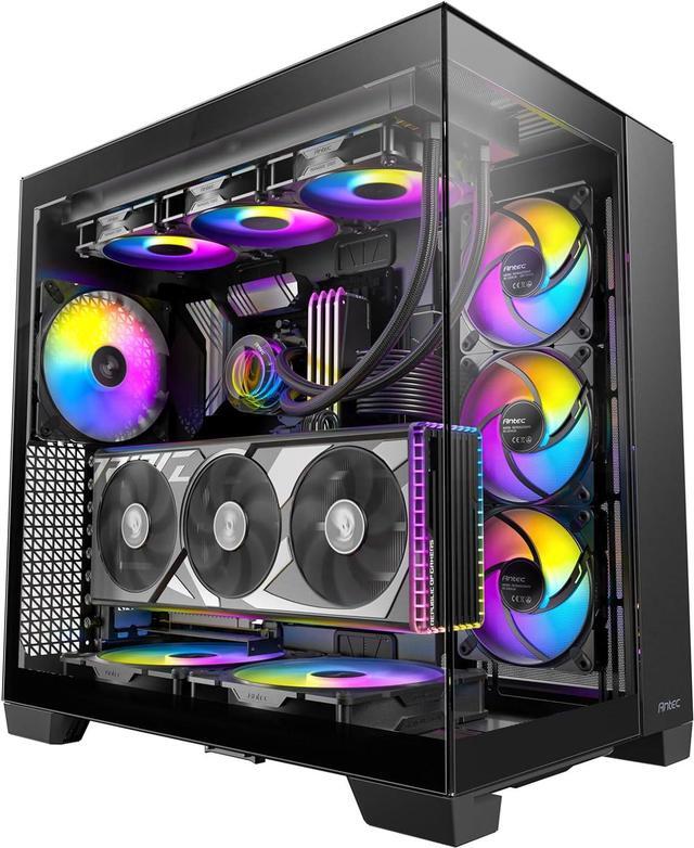 Main image of Antec C8 ARGB, 2x TQR 160mm & 1x TQ 140mm ARGB PWM Fans Included, Dual-chamber Layout, Type-C, 360mm Radiator Support, Seamless TG Front & Side Panels, RTX 40 compatible, Full-Tower E-ATX PC Case