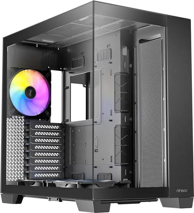 Alt view image 3 of 13 - Antec C8 ARGB, 2x TQR 160mm & 1x TQ 140mm ARGB PWM Fans Included, Dual-chamber Layout, Type-C, 360mm Radiator Support, Seamless TG Front & Side Panels, RTX 40 compatible, Full-Tower E-ATX PC Case