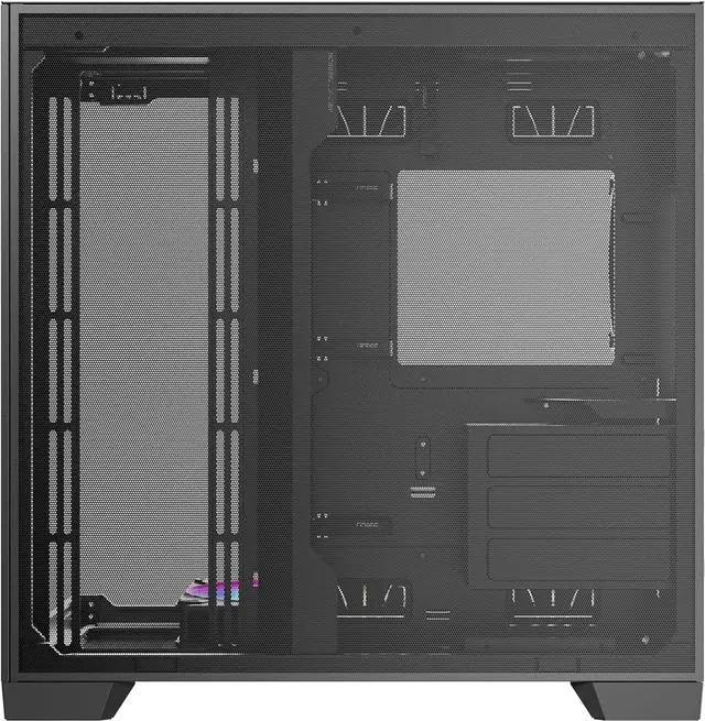 Alt view image 7 of 13 - Antec C8 ARGB, 2x TQR 160mm & 1x TQ 140mm ARGB PWM Fans Included, Dual-chamber Layout, Type-C, 360mm Radiator Support, Seamless TG Front & Side Panels, RTX 40 compatible, Full-Tower E-ATX PC Case
