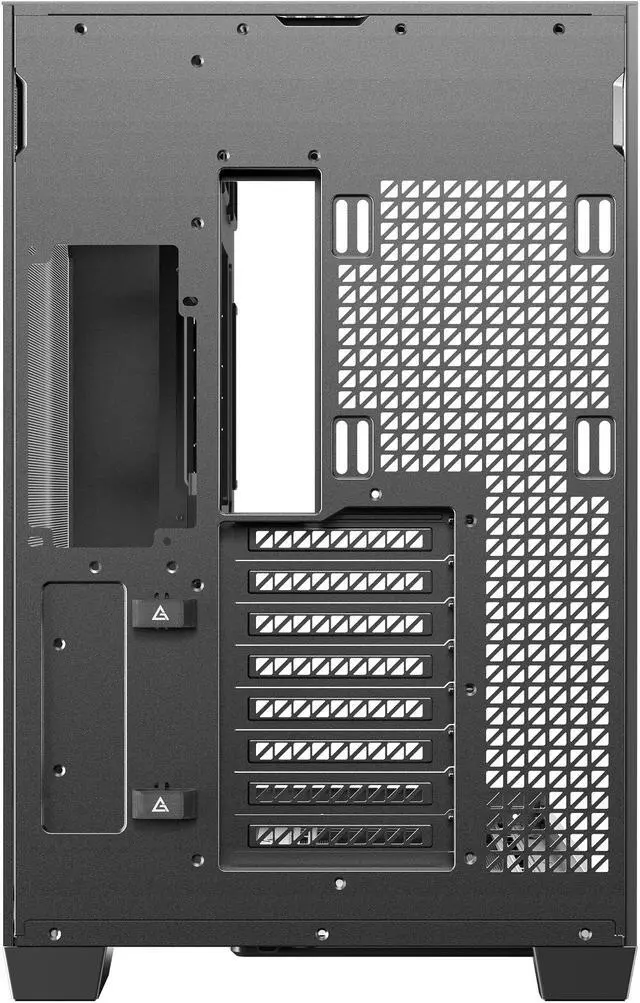 Alt view image 5 of 20 - Antec C8 Wood, Fans not Included, Wooden Front Panel, Dual-chamber Layout, Type-C, 360mm Radiator Support, Seamless TG Front & Side Panels, RTX 40 compatible, Full-Tower E-ATX PC Case