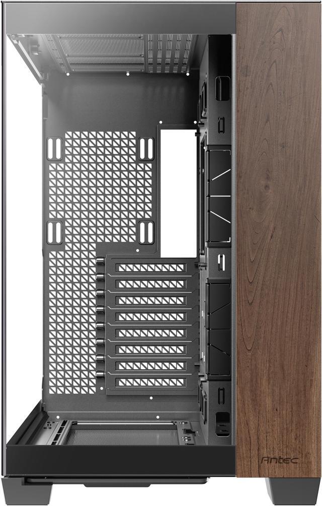 Alt view image 6 of 20 - Antec C8 Wood, Fans not Included, Wooden Front Panel, Dual-chamber Layout, Type-C, 360mm Radiator Support, Seamless TG Front & Side Panels, RTX 40 compatible, Full-Tower E-ATX PC Case