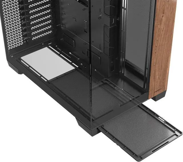 Alt view image 18 of 20 - Antec C8 Wood, Fans not Included, Wooden Front Panel, Dual-chamber Layout, Type-C, 360mm Radiator Support, Seamless TG Front & Side Panels, RTX 40 compatible, Full-Tower E-ATX PC Case
