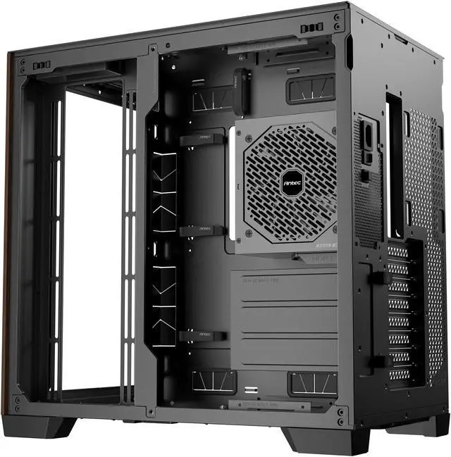 Alt view image 20 of 20 - Antec C8 Wood, Fans not Included, Wooden Front Panel, Dual-chamber Layout, Type-C, 360mm Radiator Support, Seamless TG Front & Side Panels, RTX 40 compatible, Full-Tower E-ATX PC Case