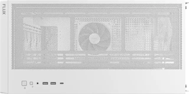 Alt view image 11 of 20 - Antec FLUX Wood White, 5 x PWM Fans Included, High-Airflow Front Panel With Birch Wood, Type-C, 420mm Radiator & Back Connect Motherboard Support, Up to 9 Fans Simultaneously, Mid-Tower E-ATX PC Case