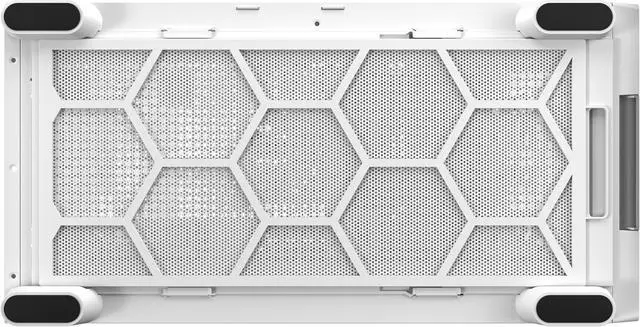 Alt view image 12 of 20 - Antec FLUX Wood White, 5 x PWM Fans Included, High-Airflow Front Panel With Birch Wood, Type-C, 420mm Radiator & Back Connect Motherboard Support, Up to 9 Fans Simultaneously, Mid-Tower E-ATX PC Case