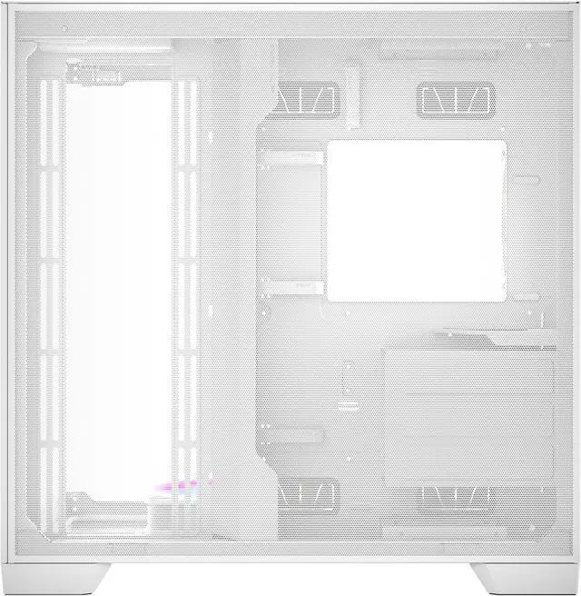 Alt view image 6 of 12 - Antec C8 ARGB White, 2x TQR 160mm & 1x TQ 140mm ARGB PWM Fans Included,dual-chamber layout, Type-C, 360mm Radiator Support, Seamless TG Front & Side Panels, RTX 40 compatible, Full-Tower E-ATX PC Case