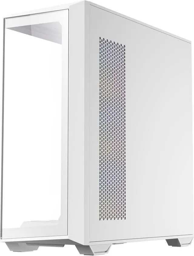 Alt view image 6 of 16 - Antec C3 ARGB White, 3 x 120mm & 1 x 120mm ARGB PWM Fans Included, Up to 8 Fans Simultaneously, Type-C 3.2 Gen 2 port, Seamless Tempered Glass Front & Side Panels, 360mm Radiator Support, Mid-Tower ATX PC Case