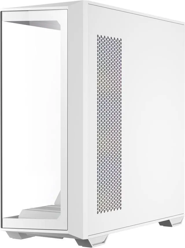 Alt view image 5 of 16 - Antec C3 ARGB White, 3 x 120mm & 1 x 120mm ARGB PWM Fans Included, Up to 8 Fans Simultaneously, Type-C 3.2 Gen 2 port, Seamless Tempered Glass Front & Side Panels, 360mm Radiator Support, Mid-Tower ATX PC Case