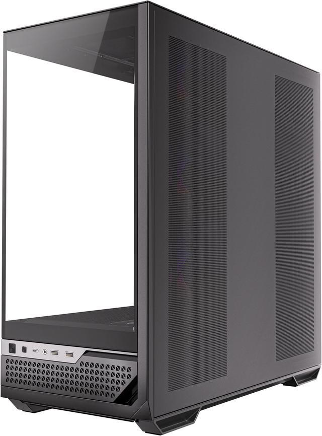 Alt view image 5 of 20 - Antec C7 ARGB, RTX 40 GPU Support, 4 x 120mm ARGB PWM Fans Included, Vertical GPU Cooling, Type-C 10Gbps, Seamless Tempered Glass Front & Side Panels, 360mm Radiator Support, Mid-Tower E-ATX PC Case