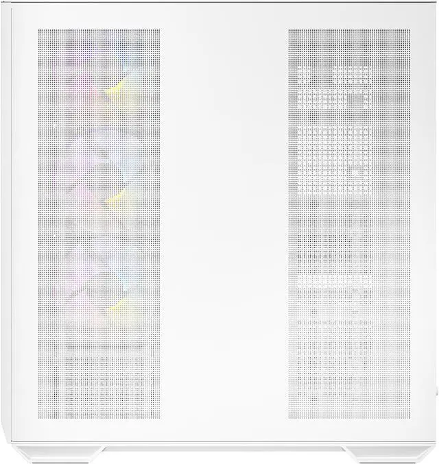 Alt view image 7 of 20 - Antec C7 ARGB White, RTX 40 GPU Support, 4 x 120mm ARGB PWM Fans Included, Vertical GPU Cooling, Type-C 10Gbps, Seamless Tempered Glass Front & Side Panels, 360mm Radiator Support, Mid-Tower E-ATX PC Case
