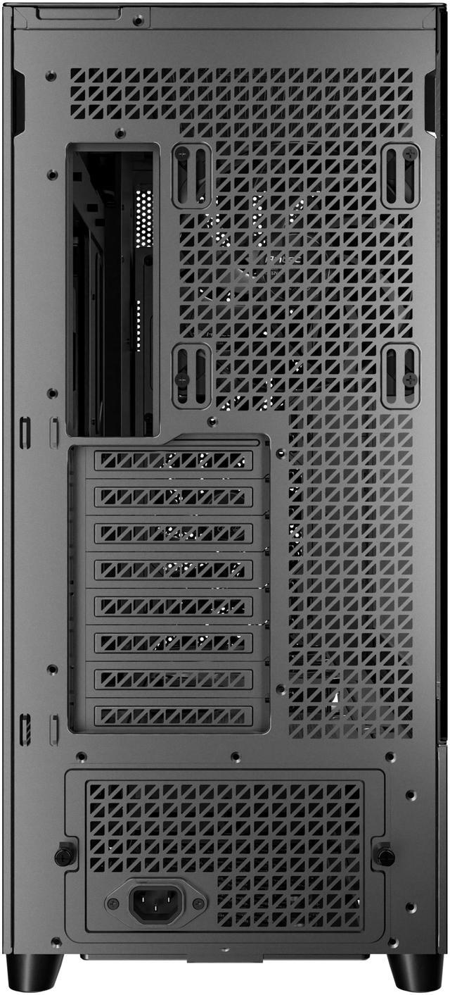 Alt view image 4 of 20 - Antec Flux Pro, 6 x PWM Fans Included, High-Airflow Front Panel with Walnut Wood, iShift PSU 90° Mount, USB3.0 x 2, Type-C, 420mm Radiator Support, Temp. Display, Full-Tower E-ATX PC Case
