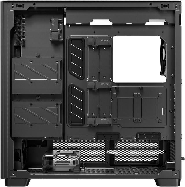 Alt view image 7 of 20 - Antec Flux Pro, 6 x PWM Fans Included, High-Airflow Front Panel with Walnut Wood, iShift PSU 90° Mount, USB3.0 x 2, Type-C, 420mm Radiator Support, Temp. Display, Full-Tower E-ATX PC Case