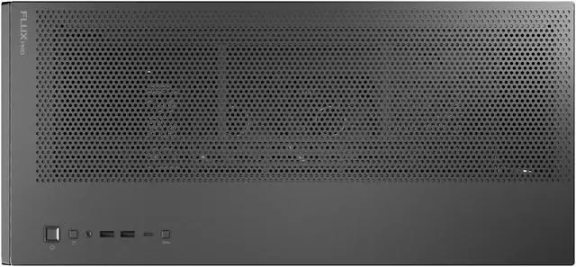Alt view image 12 of 20 - Antec Flux Pro, 6 x PWM Fans Included, High-Airflow Front Panel with Walnut Wood, iShift PSU 90° Mount, USB3.0 x 2, Type-C, 420mm Radiator Support, Temp. Display, Full-Tower E-ATX PC Case