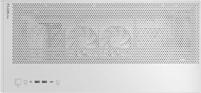 Alt view image 11 of 20 - Antec Flux Pro White, 6 x PWM Fans Included, High-Airflow Front Panel with Birch Wood, iShift PSU 90° Mount, USB3.0 x 2, Type-C, 420mm Radiator Support, Temp. Display, Full-Tower E-ATX PC Case