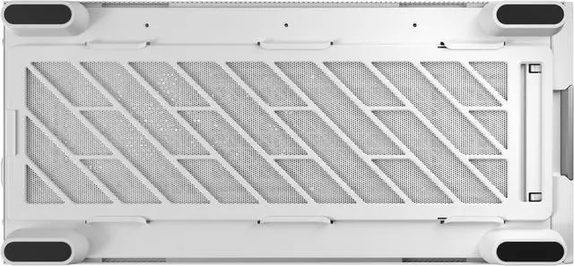 Alt view image 12 of 20 - Antec Flux Pro White, 6 x PWM Fans Included, High-Airflow Front Panel with Birch Wood, iShift PSU 90° Mount, USB3.0 x 2, Type-C, 420mm Radiator Support, Temp. Display, Full-Tower E-ATX PC Case