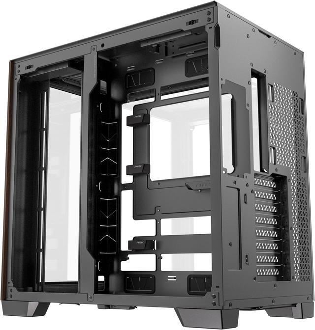 Alt view image 2 of 5 - Antec C8 Curve Wood, Fans not Included, Wooden Front Panel, Super Wide Angle Single Curved Glass, Dual-Chamber Layout, Type-C, 360mm Radiator Support, RTX 40 Compatible, Full-Tower E-ATX PC Case