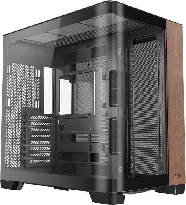 Alt view image 5 of 5 - Antec C8 Curve Wood, Fans not Included, Wooden Front Panel, Super Wide Angle Single Curved Glass, Dual-Chamber Layout, Type-C, 360mm Radiator Support, RTX 40 Compatible, Full-Tower E-ATX PC Case