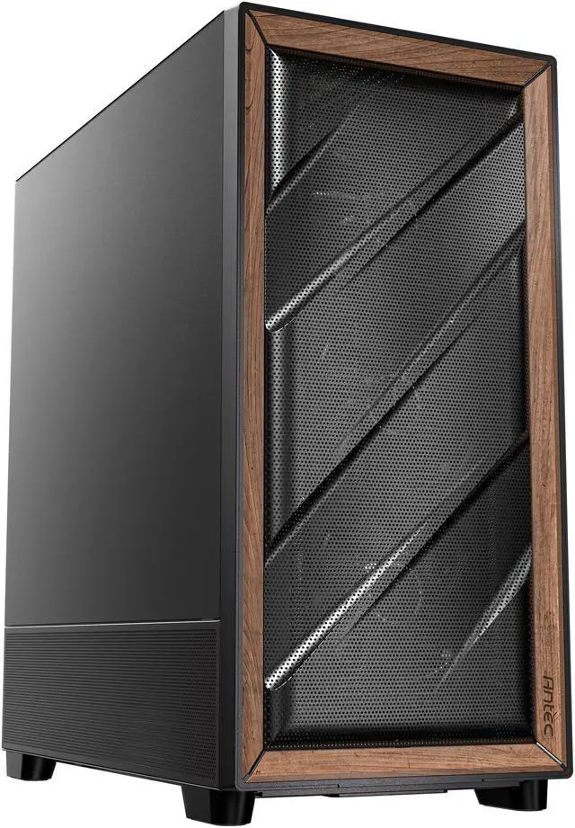 Main image of Antec Flux SE Silent PC Case, Sound-Dampening Foam Side Panels for Quiet Operation, Walnut Wood Front Panel, 5 x PWM Fans, USB Type-C, 420mm Radiator Support, Back Connect Ready, E-ATX Mid Tower Case