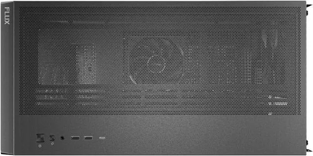 Alt view image 10 of 15 - Antec Flux SE Silent PC Case, Sound-Dampening Foam Side Panels for Quiet Operation, Walnut Wood Front Panel, 5 x PWM Fans, USB Type-C, 420mm Radiator Support, Back Connect Ready, E-ATX Mid Tower Case