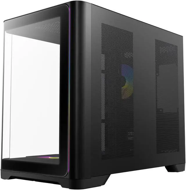 Alt view image 8 of 16 - Antec C5 Curve ARGB, 4 x 120mm ARGB PWM Fans Included, Up to 10 Fans Simultaneously, Type-C 3.2 Gen 2 Port, Curved Tempered Glass Front & Side Panels, 360mm Radiator Support, Mid-Tower ATX PC Case