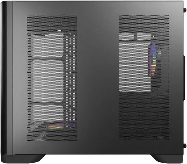 Alt view image 10 of 16 - Antec C5 Curve ARGB, 4 x 120mm ARGB PWM Fans Included, Up to 10 Fans Simultaneously, Type-C 3.2 Gen 2 Port, Curved Tempered Glass Front & Side Panels, 360mm Radiator Support, Mid-Tower ATX PC Case