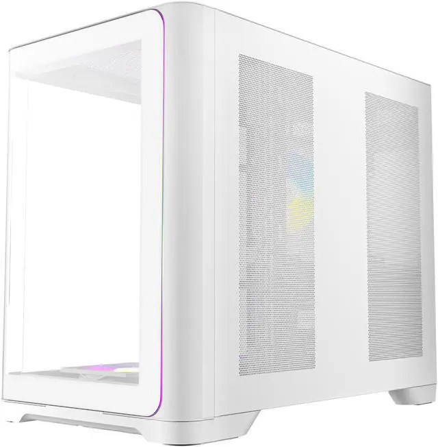 Alt view image 7 of 16 - Antec C5 Curve ARGB, 4 x 120mm ARGB PWM Fans Included, Up to 10 Fans Simultaneously, Type-C 3.2 Gen 2 Port, Curved Tempered Glass Front & Side Panels, 360mm Radiator Support, Mid-Tower ATX PC Case