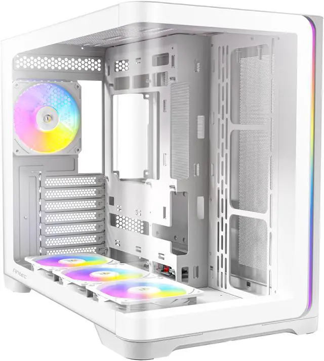 Main image of Antec C5 Curve ARGB, 4 x 120mm ARGB PWM Fans Included, Up to 10 Fans Simultaneously, Type-C 3.2 Gen 2 Port, Curved Tempered Glass Front & Side Panels, 360mm Radiator Support, Mid-Tower ATX PC Case