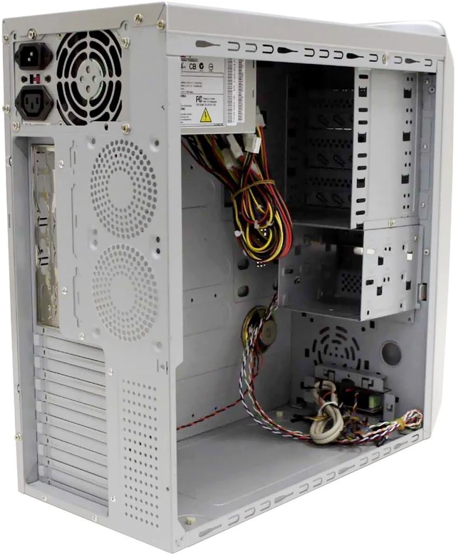 AOpen QF50 QF50C BK/SL Silver/Black Computer Case - Newegg.com