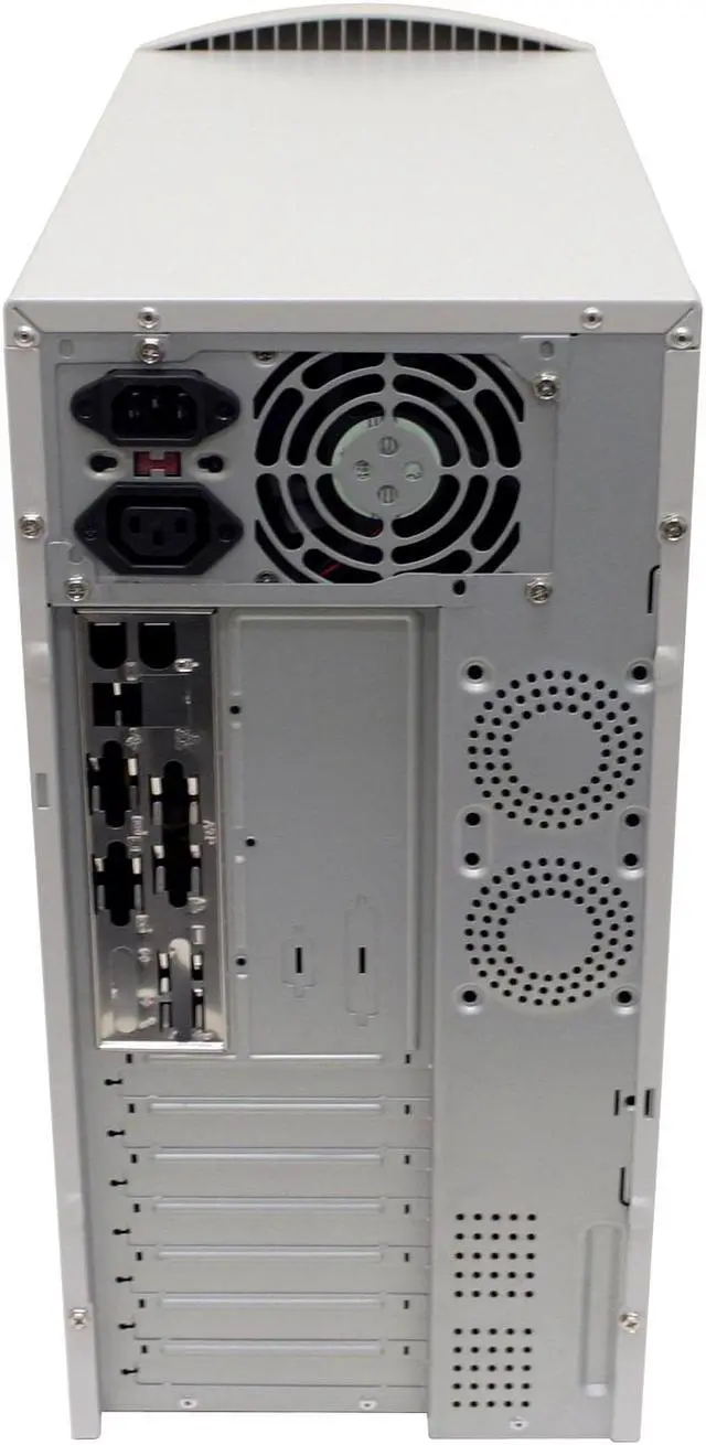 Alt view image 2 of 8 - AOpen KF45A-GRY Gray Steel ATX Mid Tower Computer Case 300W Power Supply