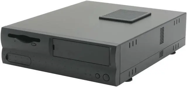 Alt view image 3 of 10 - AOpen H340D2.0BK Black SECC MicroATX Desktop Computer Case 200W Power Supply