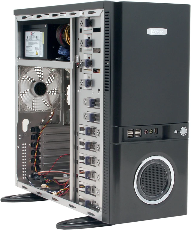 AOpen Nouveau-BK Black Computer Case - Newegg.com