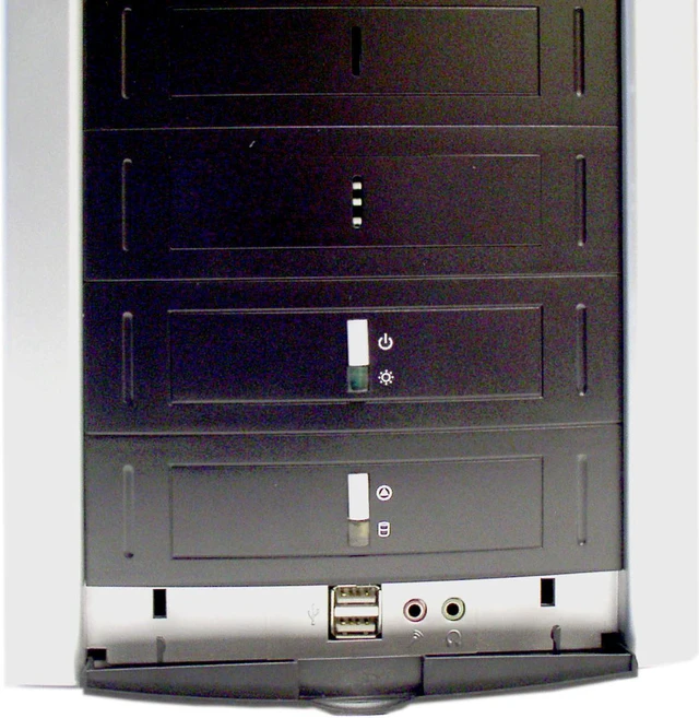 Open Box: PRO SOURCE 640-BS-RF 2-Tone Computer Case - Newegg.com