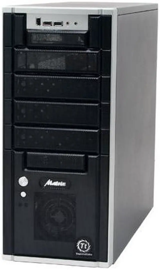 Alt view image 2 of 14 - Thermaltake Matrix VX VD3000BWA Black Aluminum ATX Mid Tower Computer Case