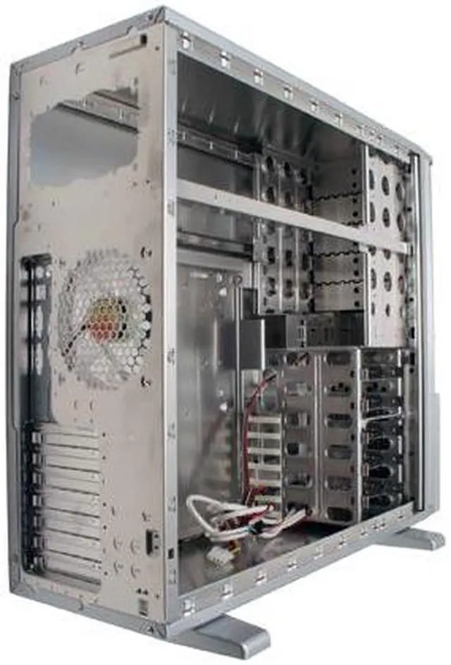 Alt view image 11 of 14 - Thermaltake Eureka VC8000SWA Silver Chassis : 1.0mm all aluminum 
Front bezel : Aluminum ATX Full Tower Computer Case