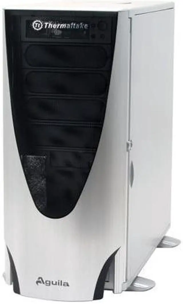 Alt view image 2 of 13 - Thermaltake VD1000SWA Silver Aluminum ATX Mid Tower Computer Case