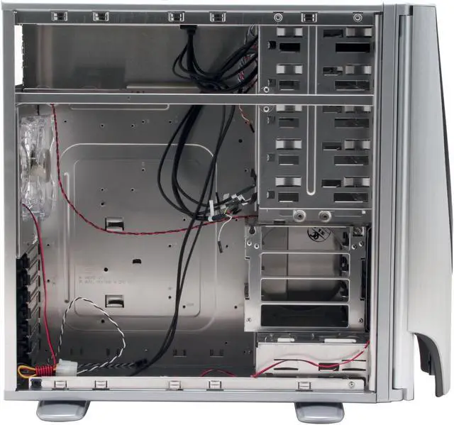 Alt view image 8 of 13 - Thermaltake VD1000SWA Silver Aluminum ATX Mid Tower Computer Case