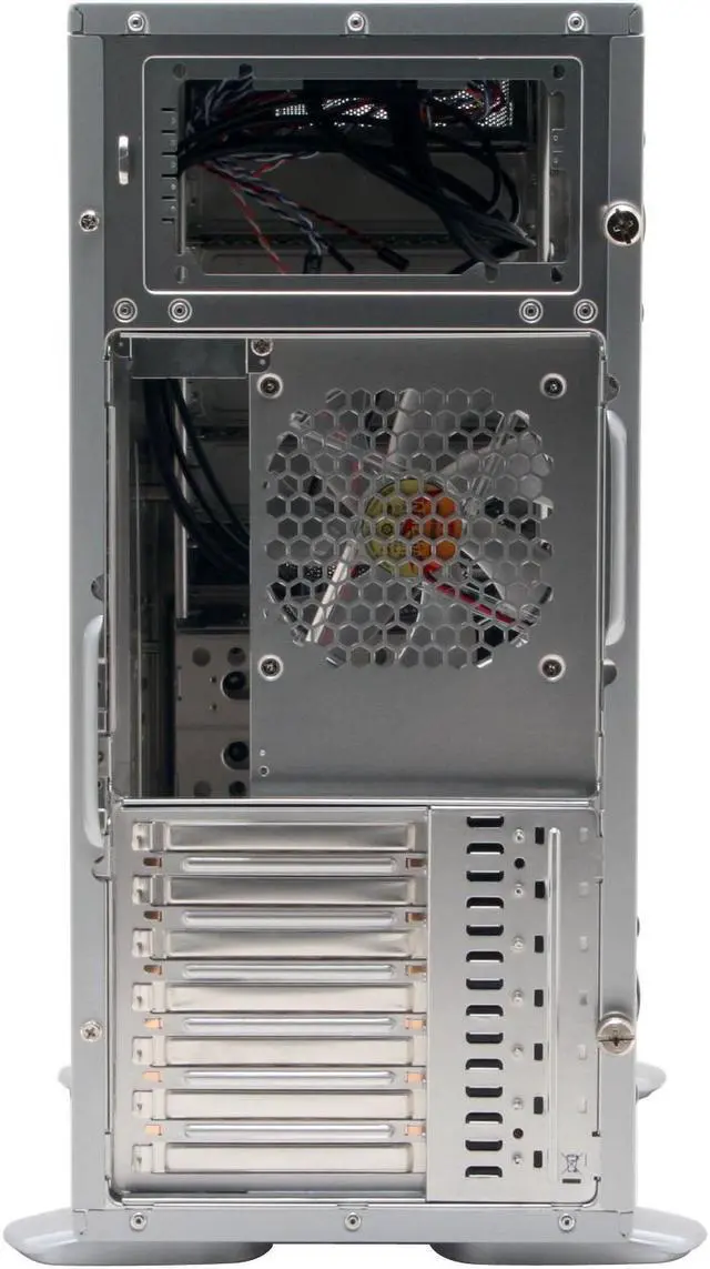 Alt view image 11 of 13 - Thermaltake VD1000SWA Silver Aluminum ATX Mid Tower Computer Case