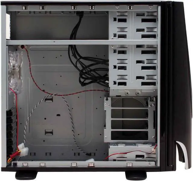 Alt view image 9 of 13 - Thermaltake Aguila VD1000BWS Black Chassis : 0.8mm SECC Front panel : Aluminum ATX Mid Tower Computer Case