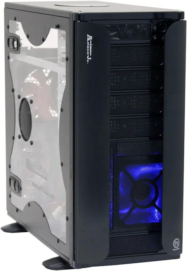 Main image of Thermaltake VC3000BWS Black Chassis : 0.8mm SECC  Front bezel : Aluminum ATX Mid Tower Computer Case