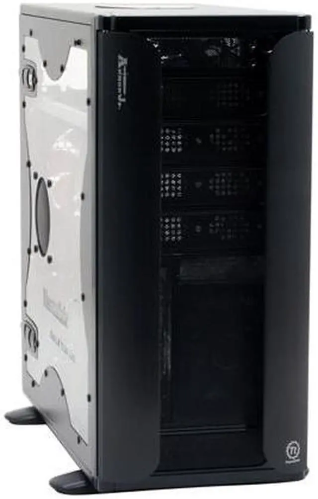 Alt view image 2 of 14 - Thermaltake VC3000BWS Black Chassis : 0.8mm SECC  Front bezel : Aluminum ATX Mid Tower Computer Case