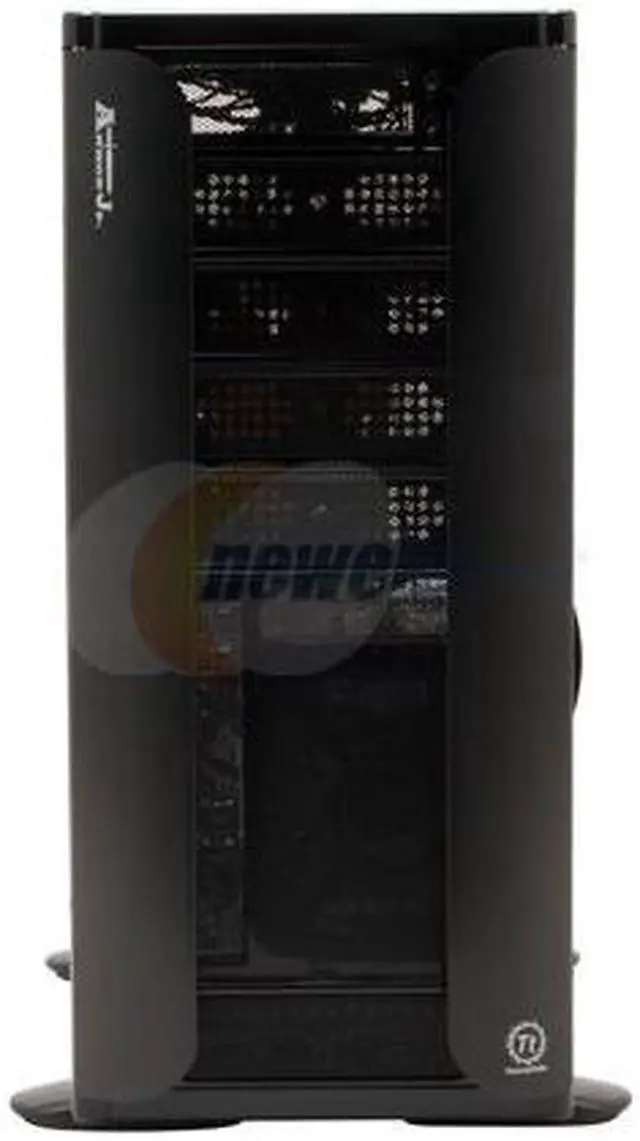 Alt view image 4 of 14 - Thermaltake VC3000BWS Black Chassis : 0.8mm SECC  Front bezel : Aluminum ATX Mid Tower Computer Case