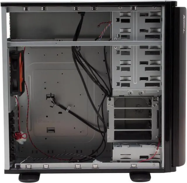 Alt view image 9 of 14 - Thermaltake VC3000BWS Black Chassis : 0.8mm SECC  Front bezel : Aluminum ATX Mid Tower Computer Case