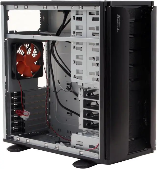 Alt view image 10 of 14 - Thermaltake VC3000BWS Black Chassis : 0.8mm SECC  Front bezel : Aluminum ATX Mid Tower Computer Case